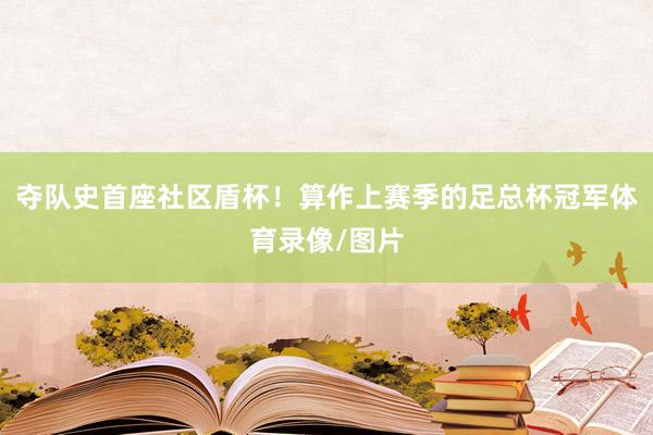 夺队史首座社区盾杯！算作上赛季的足总杯冠军体育录像/图片