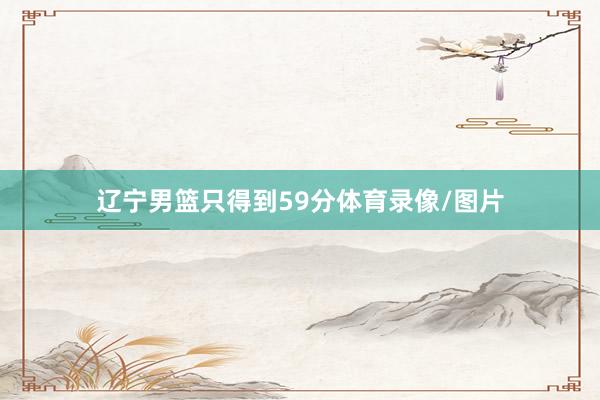 辽宁男篮只得到59分体育录像/图片