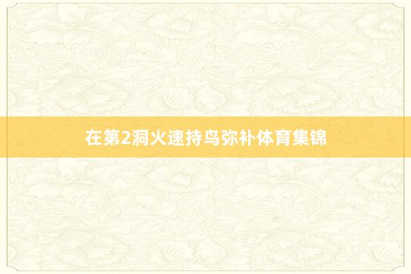 在第2洞火速持鸟弥补体育集锦